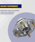 Rear Wheel Bearing And Hub Assembly 512178 For 1998 1999 2000 2001 2002 Honda Accord 2.3L L4 With Rear ABS Disc Brakes