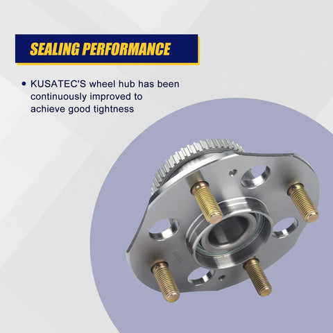 Rear Wheel Bearing And Hub Assembly 512178 For 1998 1999 2000 2001 2002 Honda Accord 2.3L L4 With Rear ABS Disc Brakes