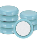 Top Shelf 19 Mm Blue Furniture Sliders Pack Of Eight Self Adhesive Round Floor Savers for moving hefty couches and tables.