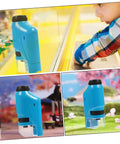 High Definition Handheld Microscope For Students Pocket Sized Biology Lab Accessory in vibrant settings with child