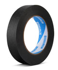 Black Painter Tape 1 Inch By 60 Yards, Medium Adhesive Masking Tape for Painting, Labeling, DIY Crafts, Decoration and School Projects