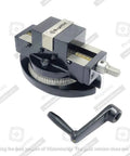 Heavy Duty Self Centering Milling Vise With Swivel Base And Hardened Steel Construction For Precision Machining Tasks, 2 Inch Jaw Width