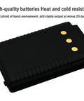 Close-up of Four Pack Two Way Radio Replacement Battery 1800mAh High Capacity Battery Pack Compatible With FT-70D FT-70DR FT-70DS For Outdoor Use