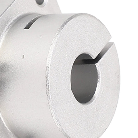 Adfaga linear motion bearing, 12mm bore, silver Gcr15 steel, front view
