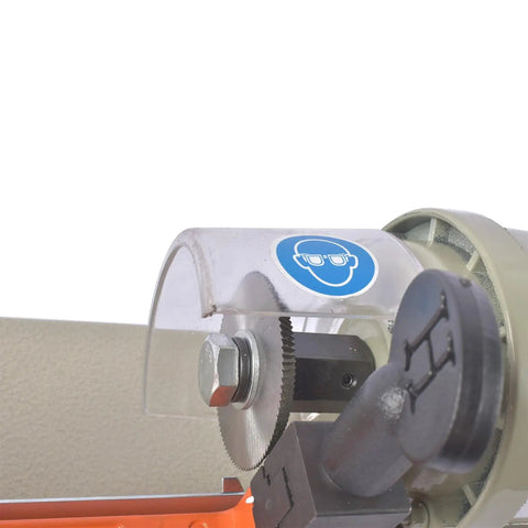 Heavy Duty 110V Metal Cutting Machine With Pro Grade Cutter For Precise Cuts close-up of cutting blade and dust guard