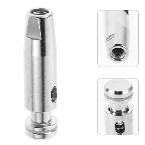 Pro Grade Durable Stainless Steel Fencing Replacement Tips For Epee Sabre And Foil Practice Gear, shown from multiple angles