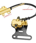 Beefy 12mm Rear Hydraulic Disc Brake Master Cylinder Caliper Assembly with Pad for 50cc to 150cc Pit Dirt Bikes