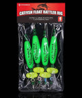 Rattler Catfish Float Rig For Bank Fishing Santee Cooper Style Tackle Floats Green Three Inch Pack of 4