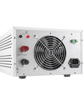Adjustable DC Regulated Power Supply With Constant Voltage And Current Compact Switching Lab Bench Power Source Beefy Protection Against Overvoltage Overcurrent And Overheat Safe Easy Adjust 60V 30A 1800W rear view with fan and output terminals