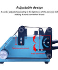 Adjustable features of 950W Electric Mini Belt Sander Double Ended Bench Grinder Kit for convenience in use.