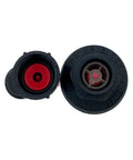 Automatic Toilet Leak Detector And Shutoff Valve Kit That Kicks Pesky Flush Leaks To The Curb And Saves Your Dough From Burst Hose Mayhem Using Hassle Free Installation, close-up of water block components.