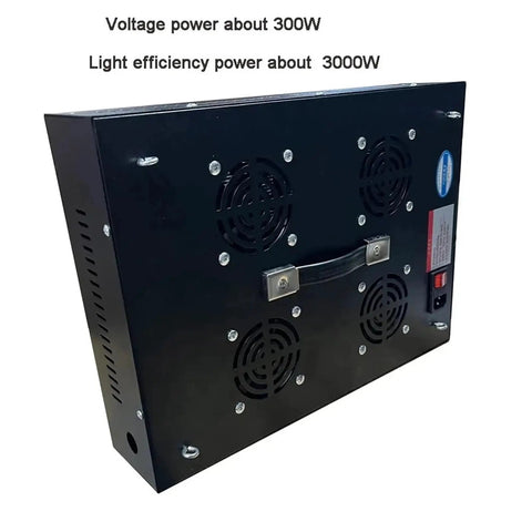 3000W Multi Wavelength Uv Curing Lamp For Photopolymer Resin Hardening 3D Printer showing vents and power connection.