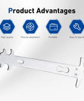 Bike Chain Checker Tool Stainless Steel Chain Wear Indicator Gauge For Accurate Bicycle Chain Measurement with advantages