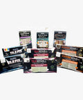 Assorted household repair kits including Appliance Touch Up Paint For Stoves Microwaves And Fridges Black Epoxy Repair displayed in packaging