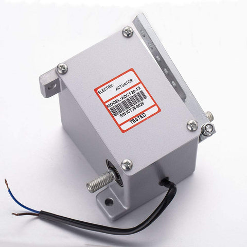 Top view of 12V/24V ADC120 Electronic Actuator Rotary Servo with Proportional Torque Low Friction Design for Generators