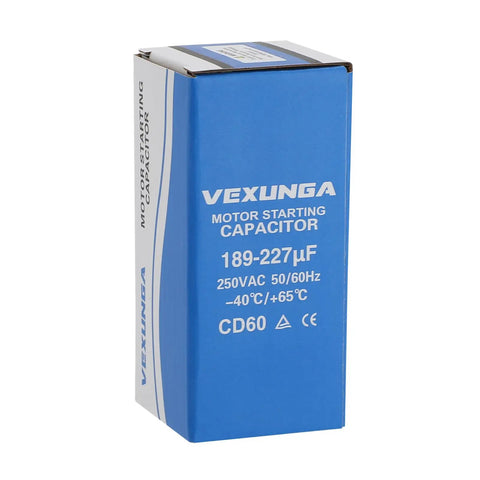 Box for Round Motor Start Capacitor 189 To 227 MFD 250 VAC CD60 Single Phase For AC Motors
