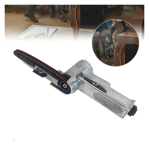 Air Angle Belt Sander And Grinding Machine Kit With 1/4 Inch Air Hose Fitting compact lightweight tool for precise sanding