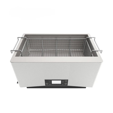 Next Level 35 Liter Smart Ultrasonic Cleaner For Lp Vinyl Records Lab Equipment showing the stainless steel tank and digital display.