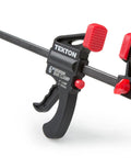 6 Inch Ratchet Bar Clamp And 9 Inch Spreader With Quick Release Jaw, Continuous Trigger Operated Tension, Reinforced Nylon Jaws