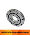 High Grade Crossed Roller Bearing With Ultra Precise Rotational Accuracy P5 And P4 RU85 P5, stainless steel, front view.