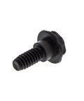 Dang Tough Replacement Shoulder Screw Fits Electric Mini Rider Ft24 Cc760 Walk Behind Mowers, black metal shoulder screw, side view.