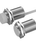 Capacitive Proximity Sensor 20mm Size For Liquid Level Monitoring, 10-30V DC, Dual NPN/PNP, NO/NC Outputs, Flush Or Non-Flush Mount