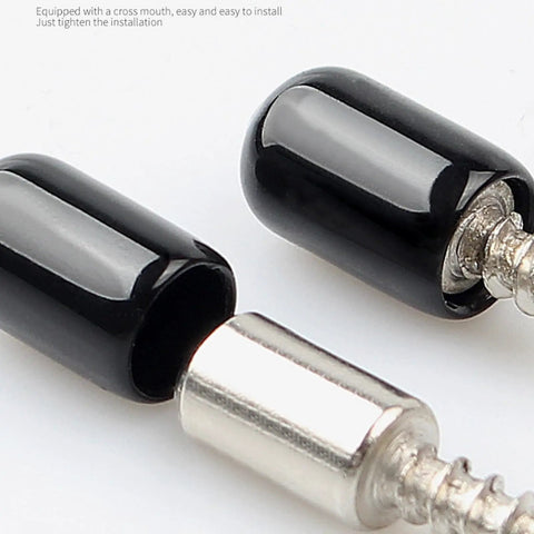 Close-up of Heavy Duty Brass Shelf Pegs Set 20 Pieces Bookcase Pins with Integrated Tapping Screws