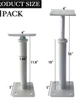 No Fuss 4 Pack Adjustable House Jacks Expanding 11.8 To 16 Inches With 8800 Lbs Per Unit for structural support and leveling.