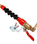 Built Right Angle Grinder Water Sprayer Nozzle Stainless Steel Coolant Kit For Zero Hassle Dust Cleanup And Smooth Marble Cutting Killer Mist Head Accessory with brass valve and flexible hose.