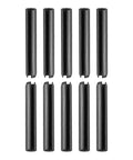5mm x 35mm Slotted Spring Pin 50 Pack Black 65Mn Steel Roll Dowel Tension Pin horizontal view
