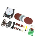 Mini Belt And Disc Sander, 100 Watt Bench Grinder Packing A Lightning Fast 4250 To 8500rpm Motor, accessories and sandpaper included.