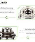Beefed Up Front Wheel Hub Assembly For Ford F150 1997 1998 1999 2000 4WD With ABS Sensor 5 Lug 515010 New Front Hub Bearing 2 Pack
