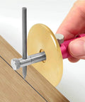 Close-up of All In One Woodworking Toolkit Featuring Dovetail Jig And Wheel Marking Gauge Wood Scribe Set Bearing And Locked Cutters