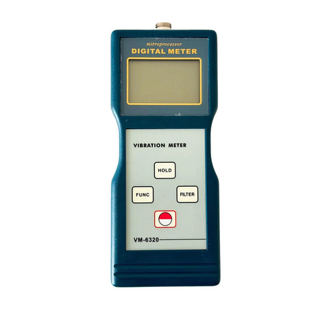 Digital Vibration Meter And Vibration Analyzer For Machinery A Handy Pro Grade Tool For Detecting Imbalance Misalignment And Other Mechanical Faults In Rotating Equipment ISO 2954 Compliant handheld VM-6320 vibration meter