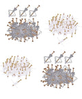 Hollow Wall Anchor Kit 400pc Assortment For Drywall Do It All Expansion Anchors With Split Rib Design Anti Rotation Rust Resistant And Heavy Duty Durable Fasteners For Easy Secure Mounts, gray and white anchors