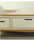 Cabinet drawer with 2 Pack Black Aluminum Barn Door Pull Handles 21.2 cm Long, rustproof metal, for furniture hardware.