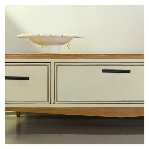 Cabinet drawer with 2 Pack Black Aluminum Barn Door Pull Handles 21.2 cm Long, rustproof metal, for furniture hardware.