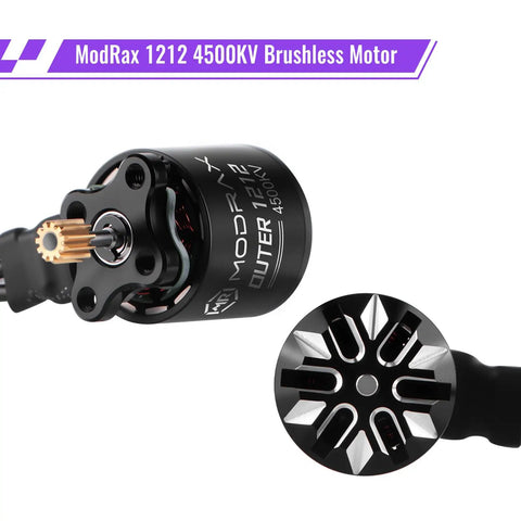 Beefed Up 4500KV Outrunner Brushless Motor And 25A ESC Combo With 11T Pinion Gear for Axial 1 By 30 SCX30 Crawler Upgrade close-up