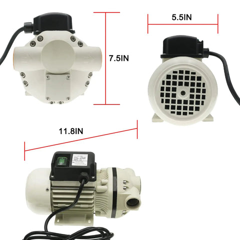 Diaphragm Irrigation Pump With Self Priming For Industrial Use Electric Water Pressure Booster 110V AC 10.6 GPM Flow