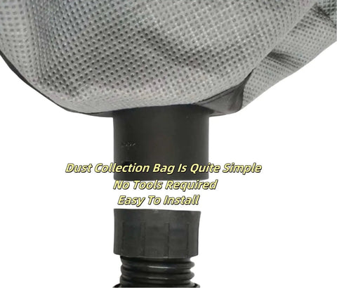 Dust Free Wall Grinding Machine Dust Collection Bag For Drywall Sander Attachment nonwoven fabric easy no tools install
