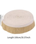 Clean Sweep Cnc Vacuum Brush 100Mm By 1M Length For Milling And Engraving Gear showing 100cm long brush with beige bristles.