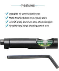 Metal Bubble Level Anti Cant For 20mm Picatinny Weaver Rail Rifle Scope Leveling Kit Mounts Sight With Wrench
