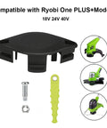 Weed Eater Bladed Trimmer Head With Fixed Dual Blades For Ryobi 18V 24V And 40V Trimmers Fits RY40210 RY40210A ACFHRL2