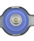 Heavy Duty 16 Psi Coolant Reservoir Radiator Cap Straight Up Oe Replacement For Honda Hyundai Kia Nissan top view with steel body.