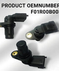 Camshaft Position Sensor for Cars Plug and Play Replacement With Sealing Ring OEM No F01R00B003 Easy Install Fits Most Vehicles Eliminates EPC Warning Lights and Cold Start Woes, Reliable Engine Sensor. Black camshaft position sensor with sealing ring and OEM F01R00B003