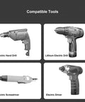 Top Tier 6 Pcs Alloy Steel Screwdriver Bits Set With Magnetic Cross Head Buffer Design For Furniture Auto And Electrical Repair Jobs compatible with electric hand drill and driver