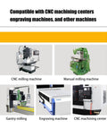 Various milling machines compatible with End Mill Sets 10-Piece Titanium Coated 1/8 Inch Shank Micro Engraving Bits CNC Router Bits.