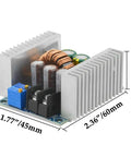 Kickstart Your Builds With This Built Tough 300W 20A Adjustable Buck Converter Step Down Regulator with copper terminals.