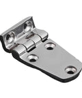 Close-up of 70x35mm Flush Door Compartment Hinge Set 2 Pieces 316 Stainless Steel Built Tough As Nails Heavy Duty Hinges For Cabinets