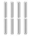Eight 8mm By 45mm Dowel Pins In 304 Stainless Steel Round Head Shelves Support Pegs Locating Pins For Bookshelves And Cabinets Heavy Duty Durable Furniture Hardware Component Silver, 8 pcs